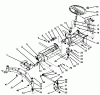 Toro 73501 (520-H) - 520-H Garden Tractor, 1996 (69000001-69999999) Listas de piezas de repuesto y dibujos FRONT AXLE AND STEERING