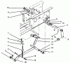 Toro 73501 (520-H) - 520-H Garden Tractor, 1996 (69000001-69999999) Listas de piezas de repuesto y dibujos HYDROSTATIC LIFT LINKAGE