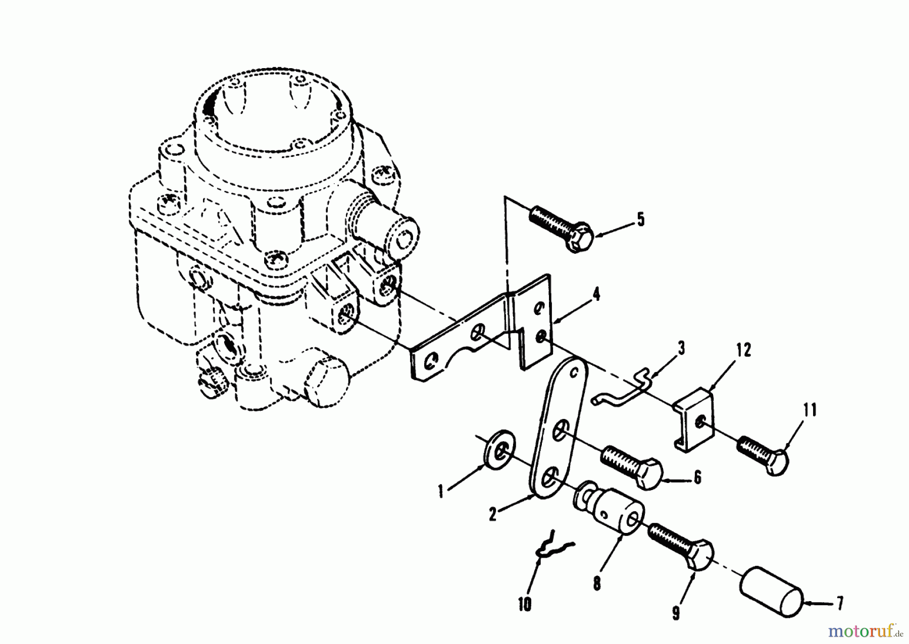  Toro Neu Mowers, Lawn & Garden Tractor Seite 1 73520 (520-H) - Toro 520-H Garden Tractor, 1993 (39000001-39999999) CHOKE CONTROL (FRONT PULL)