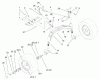 Toro 73561 (550) - 550 Garden Tractor, 2005 (250000001-250999999) Pièces détachées TIE ROD, SPINDLE AND FRONT AXLE ASSEMBLY