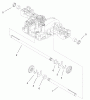 Toro 74570 (170-DH) - 170-DH Lawn Tractor, 2002 (220000001-220999999) Listas de piezas de repuesto y dibujos AXLE SHAFT ASSEMBLY