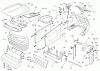 Toro 74570 (170-DH) - 170-DH Lawn Tractor, 2002 (220000001-220999999) Listas de piezas de repuesto y dibujos BODY ASSEMBLY #2