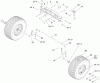 Toro 74573 (DH 200) - DH 200 Lawn Tractor, 2010 (310000001-310999999) Listas de piezas de repuesto y dibujos FRONT AXLE ASSEMBLY