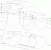 Toro 74585 (DH 210) - DH 210 Lawn Tractor, 2012 (SN 312000001-312999999) Listas de piezas de repuesto y dibujos GRASS COLLECTOR ASSEMBLY NO. 125-2325