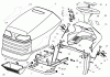 Toro 74590 (190-DH) - 190-DH Lawn Tractor, 2004 (240000001-240999999) Listas de piezas de repuesto y dibujos BODY AND HOOD ASSEMBLY