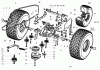 Toro 74590 (190-DH) - 190-DH Lawn Tractor, 2004 (240000001-240999999) Pièces détachées TRANSMISSION DRIVE ASSEMBLY