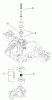 Toro 74592 (DH 220) - DH 220 Lawn Tractor, 2007 (270000652-270999999) Pièces détachées PUMP SHAFT ASSEMBLY TRANSMISSION ASSEMBLY NO. 104-2889