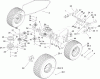 Toro 74592 (DH 220) - DH 220 Lawn Tractor, 2007 (270000652-270999999) Pièces détachées TRANSMISSION ASSEMBLY
