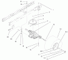 Toro 77102 (16-38G) - 16-38G Lawn Tractor, 2000 (200000001-200999999) Listas de piezas de repuesto y dibujos 5 SPEED TRANSAXLE ASSEMBLY