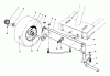 Toro 56133 (8-25) - 8-25 Rear Engine Rider, 1992 (2000001-2999999) Listas de piezas de repuesto y dibujos FRONT AXLE ASSEMBLY