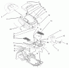 Toro 70184 (13-32H) - 13-32H Rear-Engine Riding Mower, 2003 (230000001-230999999) Listas de piezas de repuesto y dibujos BODY AND DECAL ASSEMBLY
