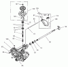 Toro 70186 (13-32H) - 13-32H Rear-Engine Riding Mower, 2004 (240000001-240999999) Spareparts HYDRO TRANSAXLE-ASSEMBLY NO. 106-1840 #2