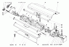 Toro 03108 - 58" Professional, 1982 (2000001-2999999) Pièces détachées REAR CUTTING UNIT ASSEMBLY