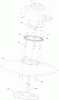 Toro 02605 - HoverPro 550 Mower, 2012 (SN 312000001-312999999) Pièces détachées ENGINE AND IMPELLER ASSEMBLY