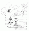 Toro 10500 - 21" Rear Bagging Lawnmower, 1981 (1000001-1999999) Pièces détachées BLADE BRAKE CLUTCH ASSEMBLY