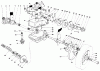 Toro 10500 - 21" Rear Bagging Lawnmower, 1981 (1000001-1999999) Pièces détachées GEAR CASE ASSEMBLY