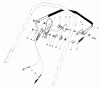 Toro 10500 - 21" Rear Bagging Lawnmower, 1981 (1000001-1999999) Pièces détachées TRACTION CONTROL ASSEMBLY