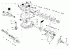 Toro 10502 - 21" Rear Bagging Lawnmower, 1981 (1000001-1999999) Pièces détachées GEAR CASE ASSEMBLY