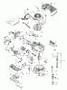 Toro 16165C - Lawnmower, 1986 (6000001-6999999) Pièces détachées ENGINE TECUMSEH MODEL NO. TNT 100-10100E