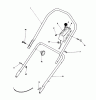 Toro 16202 - Lawnmower, 1984 (4000001-4999999) Pièces détachées HANDLE ASSEMBLY