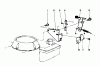 Toro 16212 - Lawnmower, 1990 (0000001-0999999) Pièces détachées BRAKE ASSEMBLY