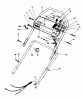 Toro 16212 - Lawnmower, 1990 (0000001-0999999) Pièces détachées HANDLE ASSEMBLY