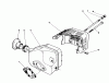 Toro 16212C - Lawnmower, 1988 (8000001-8999999) Pièces détachées MUFFLER ASSEMBLY (MODEL NO. 47PH-7)
