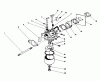 Toro 16212C - Lawnmower, 1989 (9000001-9999999) Pièces détachées CARBURETOR ASSEMBLY (MODEL NO. 47PJ8)