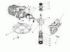 Toro 16212C - Lawnmower, 1989 (9000001-9999999) Pièces détachées CRANKSHAFT ASSEMBLY (MODEL NO. 47PJ8)
