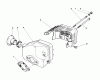 Toro 16212C - Lawnmower, 1989 (9000001-9999999) Pièces détachées MUFFLER ASSEMBLY (MODEL NO. 47PJ8)