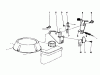 Toro 16212CG - Lawnmower, 1989 (9000001-9999999) Pièces détachées BRAKE ASSEMBLY