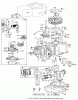 Toro 16255 - Whirlwind, 1973 (3000001-3999999) Pièces détachées ENGINE BRIGGS & STRATTON-MODEL 92908-1224-03