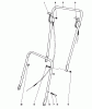 Toro 16255 - Whirlwind, 1973 (3000001-3999999) Pièces détachées HANDLE ASSEMBLY