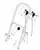 Toro 16297 - Lawnmower, 1983 (3000001-3999999) Pièces détachées HANDLE ASSEMBLY