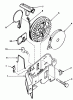 Toro 16297 - Lawnmower, 1984 (4000001-4999999) Pièces détachées REWIND STARTER NO. 590531