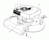 Toro 16300 - Lawnmower, 1980 (0000001-0999999) Pièces détachées ENGINE ASSEMBLY