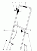 Toro 16310 - Lawnmower, 1980 (0000001-0999999) Pièces détachées HANDLE ASSEMBLY