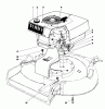 Toro 16320 - Lawnmower, 1980 (0000001-0999999) Pièces détachées ENGINE ASSEMBLY