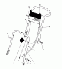 Toro 16320 - Lawnmower, 1982 (2000001-2999999) Pièces détachées HANDLE ASSEMBLY