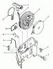 Toro 16340C - Lawnmower, 1986 (6000001-6999999) Pièces détachées REWIND STARTER N0. 590531