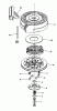 Toro 16340C - Lawnmower, 1987 (7000001-7999999) Pièces détachées REWIND STARTER N0. 590635