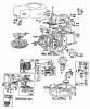 Toro 16390 - Whirlwind PowR, 1979 (9000001-9999999) Pièces détachées ENGINE BRIGGS & STRATTON MODEL 92908-1931-04 FOR 21" HAND PROPELLED MODEL 16370