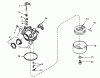 Toro 16380 - Whirlwind II Lawnmower, 1980 (0000001-0999999) Pièces détachées CARBURETOR NO. 632050
