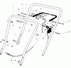 Toro 16400 - 21" Side Discharge Mower, 1994 (4900001-4999999) Pièces détachées HANDLE ASSEMBLY