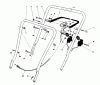 Toro 16401 - Side Discharge Mower, 1993 (39000001-39999999) Pièces détachées HANDLE ASSEMBLY