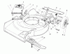 Toro 16401 - Side Discharge Mower, 1994 (4900001-4999999) Pièces détachées HOUSING ASSEMBLY