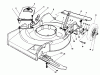 Toro 16402 - Lawnmower, 1991 (1000001-1999999) Pièces détachées HOUSING ASSEMBLY