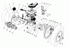Toro 16404 - Lawnmower, 1991 (1000001-1999999) Pièces détachées GEAR CASE ASSEMBLY