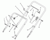 Toro 16410 - Lawnmower, 1993 (3900001-3999999) Pièces détachées HANDLE ASSEMBLY