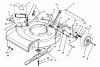 Toro 16410 - Lawnmower, 1993 (3900001-3999999) Pièces détachées HOUSING ASSEMBLY